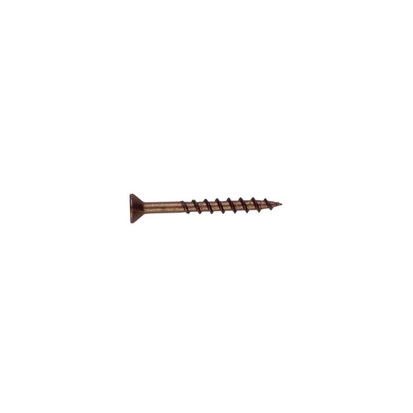 Grip-Rite Wood Screw, #8, 3 in, Zinc Plated Bugle Head Phillips Drive, 75 PK 3GS1